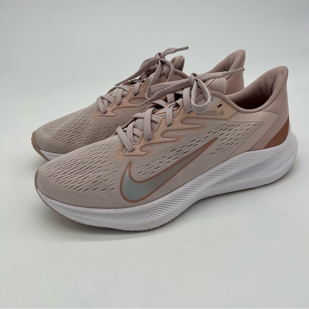 Nike Women's Zoom Winflo 7 'Barely Rose' CJ0302-601 Running Training Sneakers - Picture 14 of 14